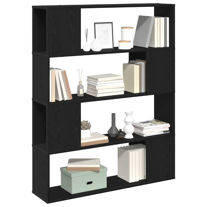 Set comodă TV Stejar Negru 100 x 24 x 124,5 cm Lemn compozit - WALTI WALTI