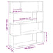 Set comodă TV Stejar Negru 100 x 24 x 124,5 cm Lemn compozit - WALTI WALTI