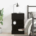 Dulap de noapte Stejar Negru 40 x 35 x 65 cm Lemn compozit - WALTI WALTI