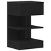 Dulap de noapte Stejar Negru 40 x 35 x 65 cm Lemn compozit - WALTI WALTI