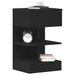 Dulap de noapte Stejar Negru 40 x 35 x 65 cm Lemn compozit - WALTI WALTI
