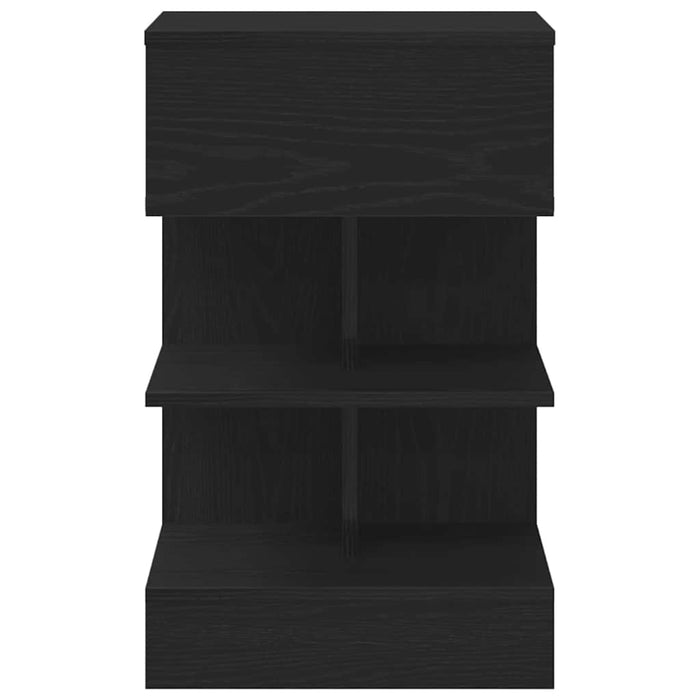 Dulap de noapte cu sertar 2 pcs Stejar Negru 40 x 35 x 65 cm - WALTI WALTI