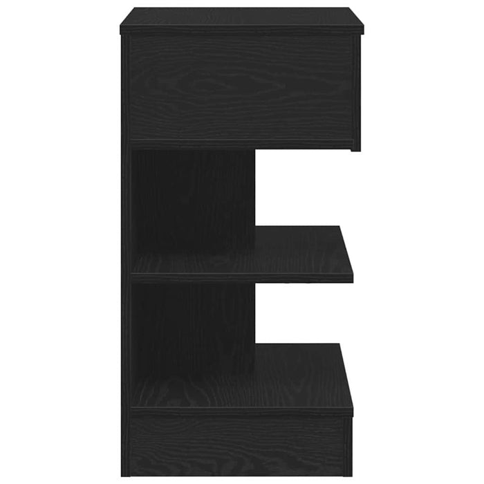 Dulap de noapte cu sertar 2 pcs Stejar Negru 40 x 35 x 65 cm - WALTI WALTI