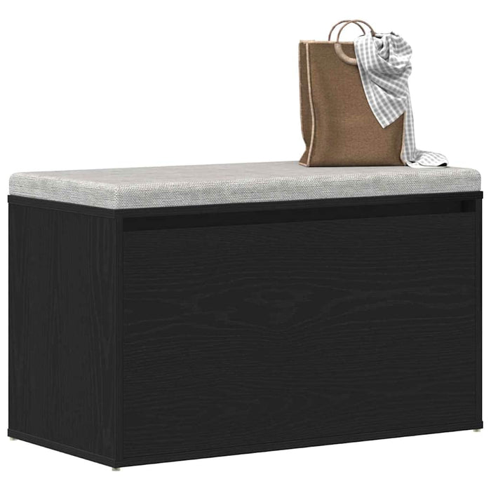 Bancă pentru hol Stejar Negru 80 x 40 x 45 cm Lemn compozit - WALTI WALTI