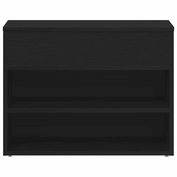 Bancă pentru pantofi Stejar Negru 60 x 30 x 45 cm Lemn compozit - WALTI WALTI