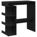 Masă de bar Stejar Negru 100 x 48 x 101,5 cm Lemn compozit - WALTI WALTI
