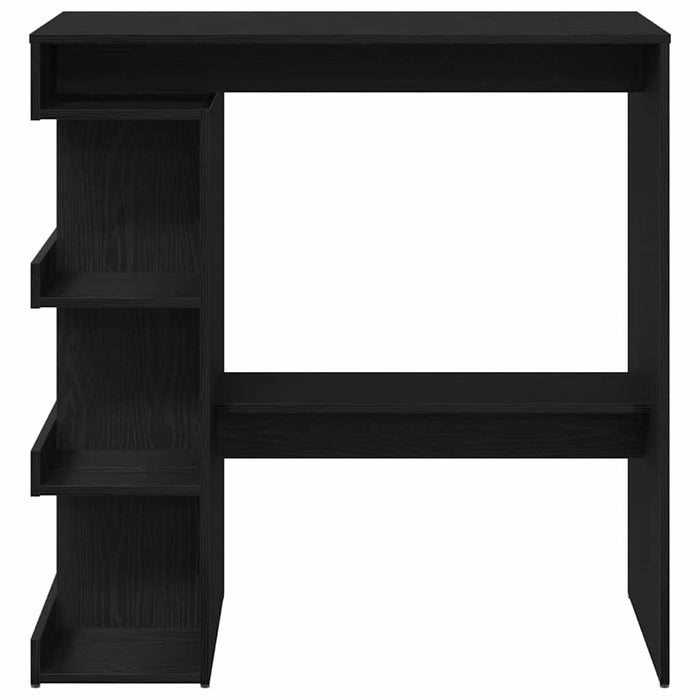 Masă de bar Stejar Negru 100 x 48 x 101,5 cm Lemn compozit - WALTI WALTI