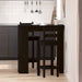 Masă de bar Stejar Negru 102 x 50 x 103,5 cm Lemn compozit - WALTI WALTI