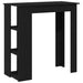 Masă de bar Stejar Negru 102 x 50 x 103,5 cm Lemn compozit - WALTI WALTI