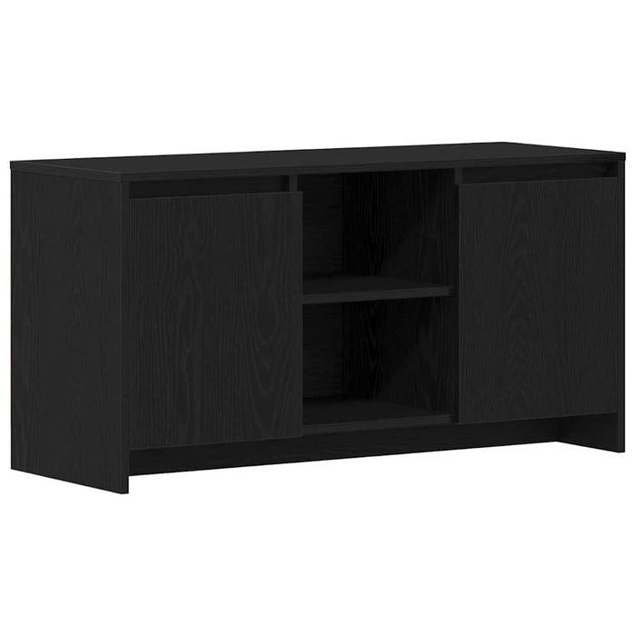 Cabinet TV Stejar Negru 102 x 37,5 x 52,5 cm Lemn compozit - WALTI WALTI