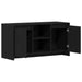 Cabinet TV Stejar Negru 102 x 37,5 x 52,5 cm Lemn compozit - WALTI WALTI
