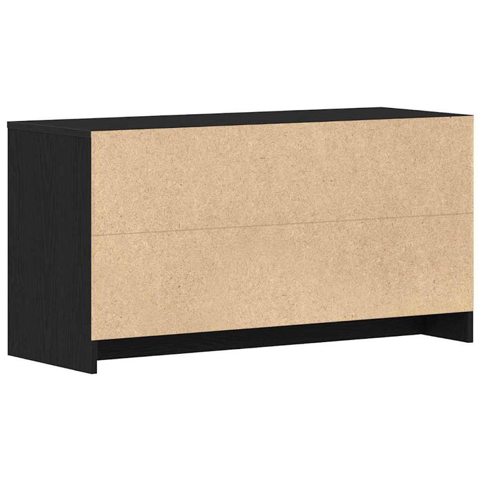 Cabinet TV Stejar Negru 102 x 37,5 x 52,5 cm Lemn compozit - WALTI WALTI
