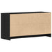 Cabinet TV Stejar Negru 102 x 37,5 x 52,5 cm Lemn compozit - WALTI WALTI