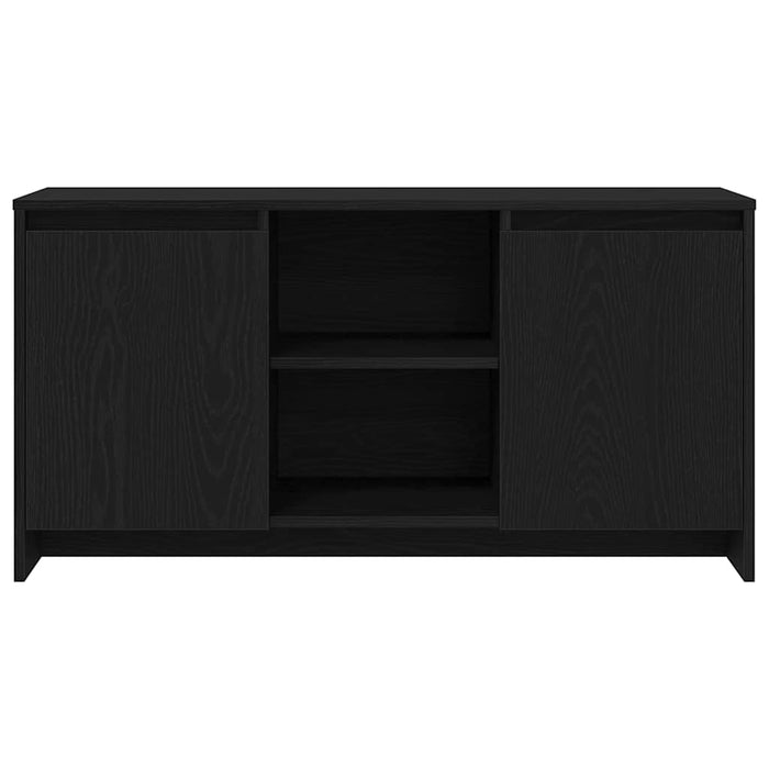 Cabinet TV Stejar Negru 102 x 37,5 x 52,5 cm Lemn compozit - WALTI WALTI