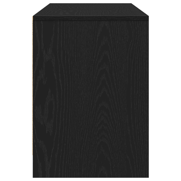 Cabinet TV Stejar Negru 102 x 37,5 x 52,5 cm Lemn compozit - WALTI WALTI