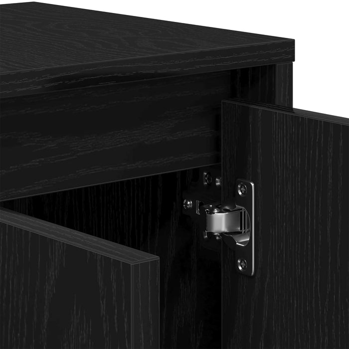 Cabinet TV Stejar Negru 120 x 30 x 40,5 cm Lemn compozit - WALTI WALTI