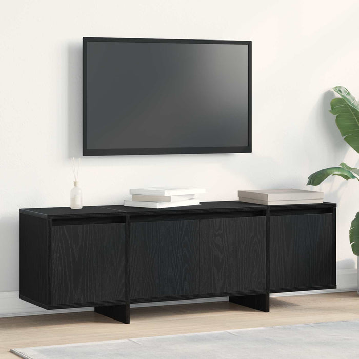 Cabinet TV Stejar Negru 120 x 30 x 40,5 cm Lemn compozit - WALTI WALTI