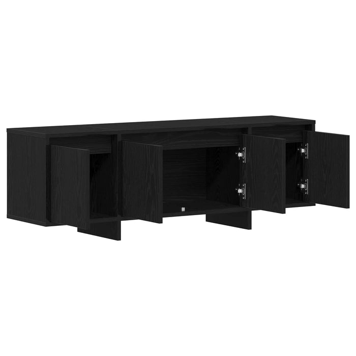 Cabinet TV Stejar Negru 120 x 30 x 40,5 cm Lemn compozit - WALTI WALTI