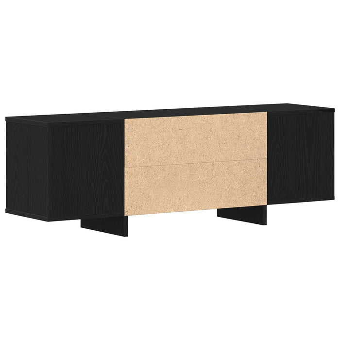 Cabinet TV Stejar Negru 120 x 30 x 40,5 cm Lemn compozit - WALTI WALTI