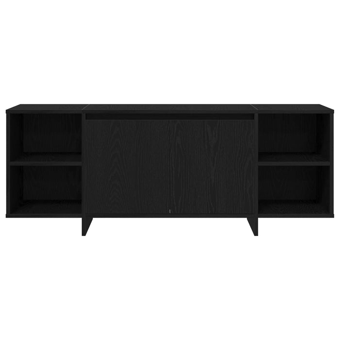 Cabinet TV 130 x 35 x 50 cm Stejar Negru Lemn prelucrat WALTI