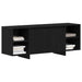 Cabinet TV Stejar Negru 120 x 30 x 40,5 cm Lemn compozit - WALTI WALTI