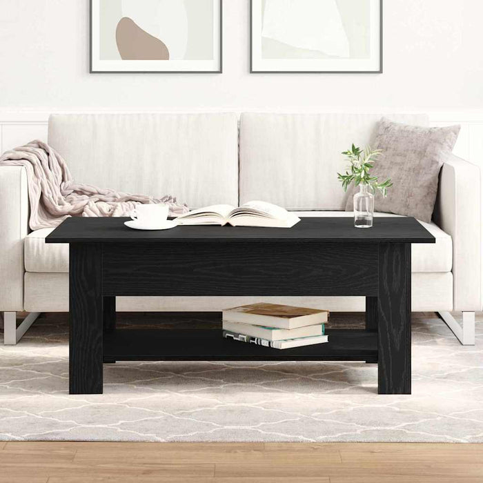 Masă de cafea Stejar Negru 102 x 55 x 42 cm Lemn compozit - WALTI WALTI