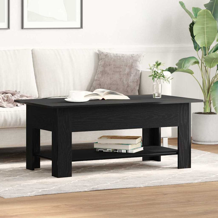 Masă de cafea Stejar Negru 102 x 55 x 42 cm Lemn compozit - WALTI WALTI