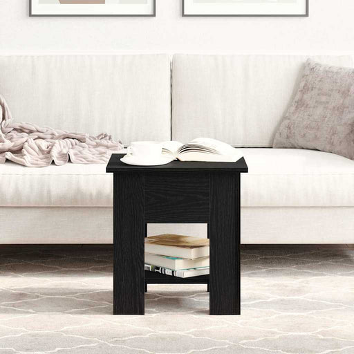 Masă de cafea Stejar Negru 40 x 40 x 42 cm Lemn compozit - WALTI WALTI