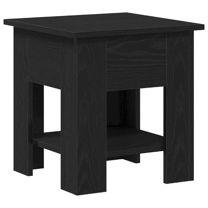 Masă de cafea Stejar Negru 40 x 40 x 42 cm Lemn compozit - WALTI WALTI