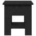 Masă de cafea Stejar Negru 40 x 40 x 42 cm Lemn compozit - WALTI WALTI