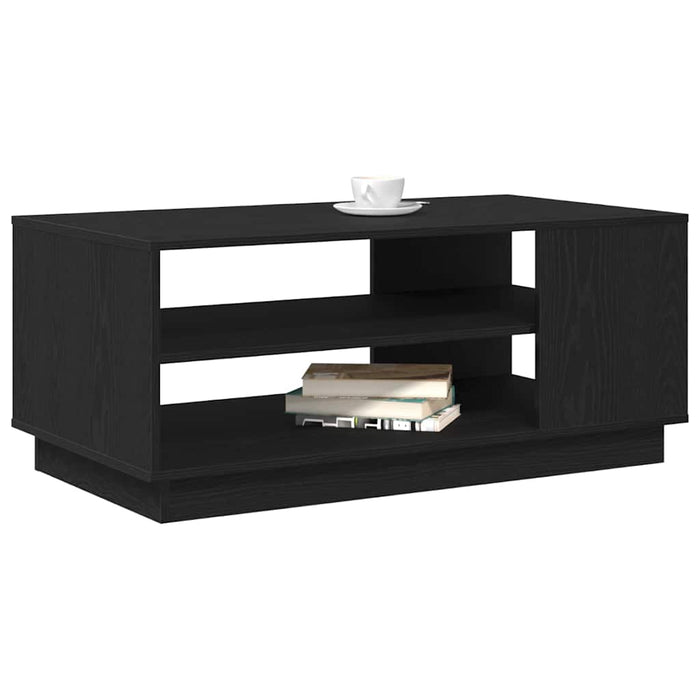 Masă de cafea Stejar Negru 102 x 55 x 43 cm Lemn compozit - WALTI WALTI