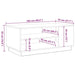 Masă de cafea Stejar Negru 102 x 55 x 43 cm Lemn compozit - WALTI WALTI