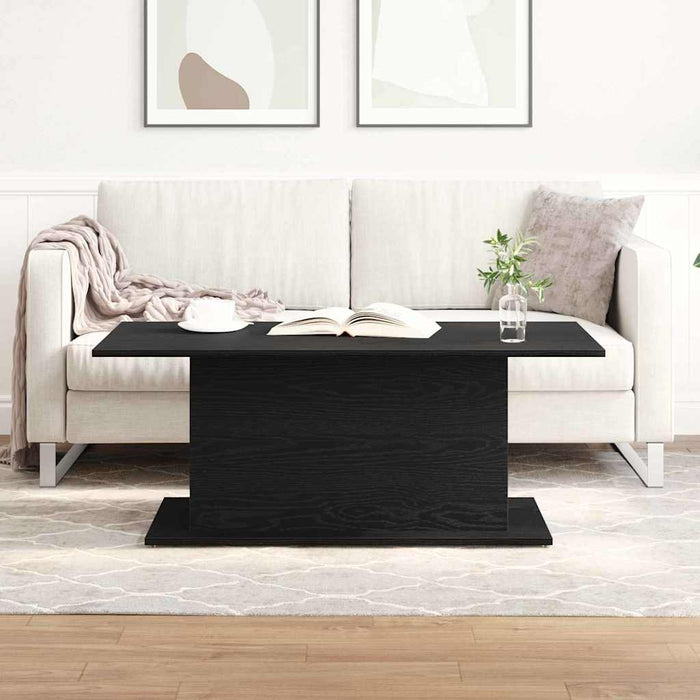 Masă de cafea Stejar Negru 102 x 55,5 x 40 cm Lemn compozit - WALTI WALTI