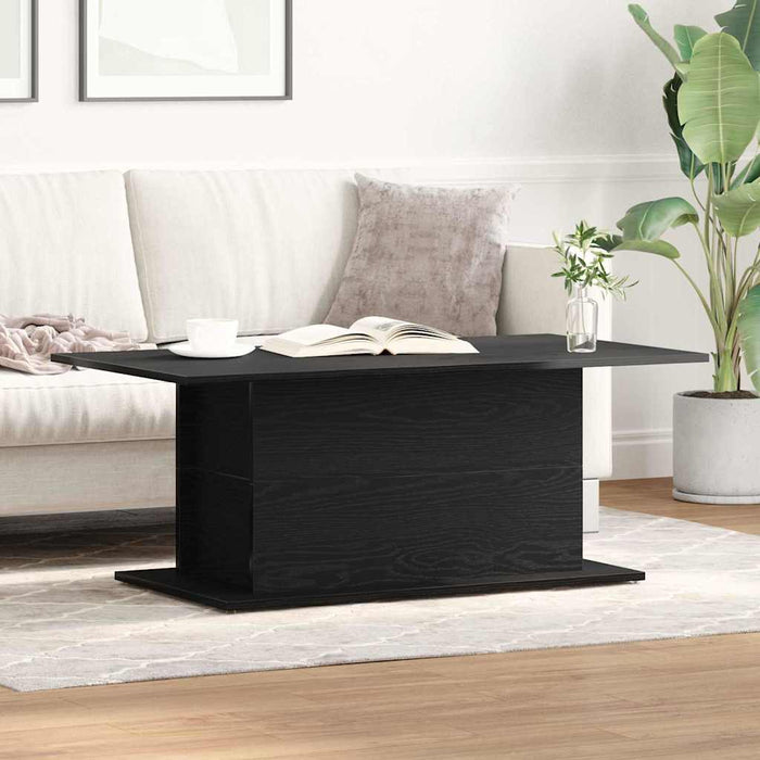 Masă de cafea Stejar Negru 102 x 55,5 x 40 cm Lemn compozit - WALTI WALTI