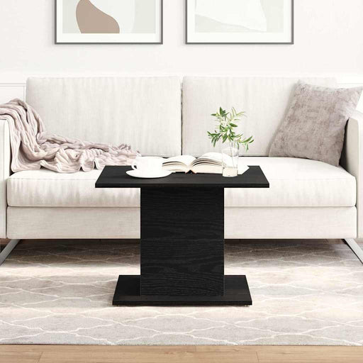 Masă de cafea Stejar Negru 55,5 x 55,5 x 40 cm Lemn compozit - WALTI WALTI