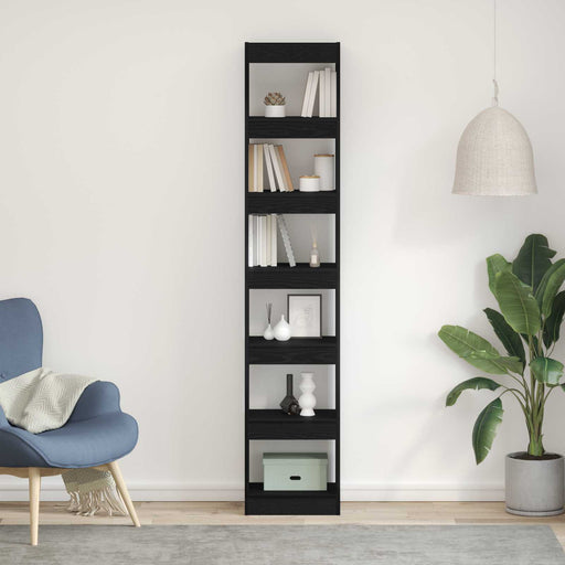 Dulap pentru cărți Stejar Negru 40 x 30 x 198 cm Lemn compozit - WALTI WALTI
