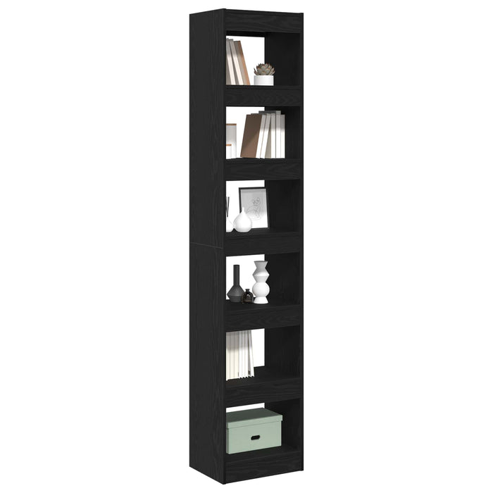 Dulap pentru cărți Stejar Negru 40 x 30 x 198 cm Lemn compozit - WALTI WALTI