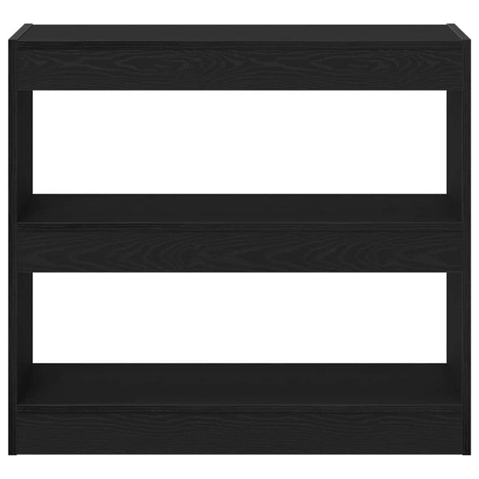 Dulap pentru cărți Stejar negru 80 x 30 x 72 cm Lemn compozit - WALTI WALTI