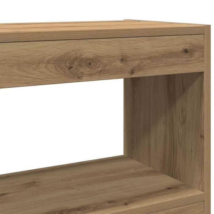 Bibliotecă stejar artizanal 100 x 30 x 72 cm Lemn compozit - WALTI WALTI
