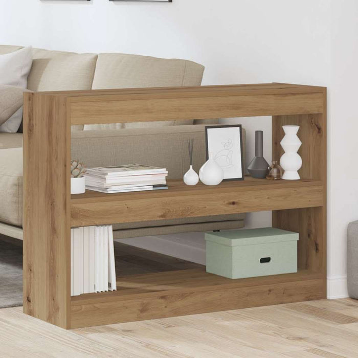 Bibliotecă stejar artizanal 100 x 30 x 72 cm Lemn compozit - WALTI WALTI