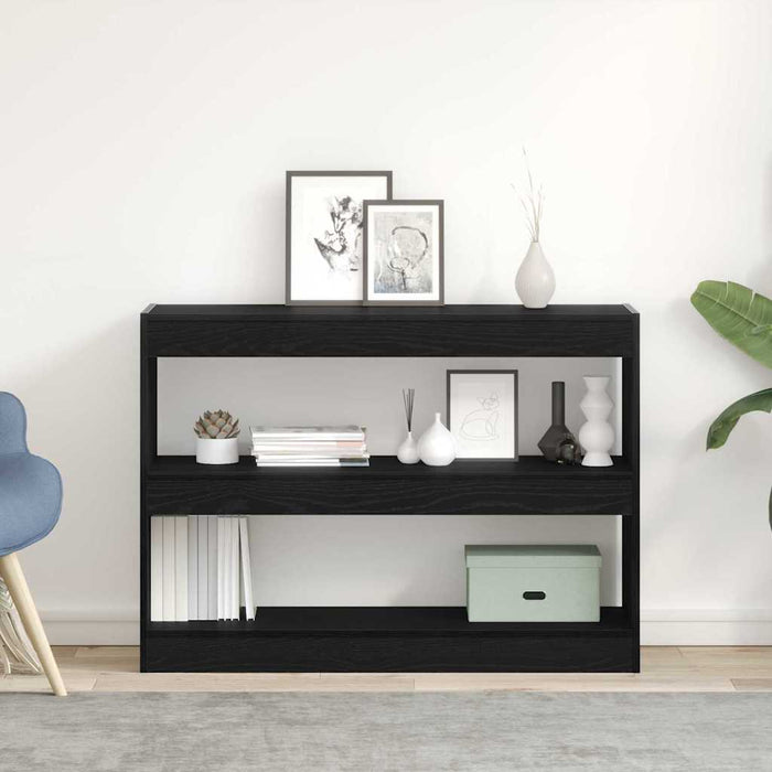 Bibliotecă Stejar negru 100 x 30 x 72 cm Lemn compozit - WALTI WALTI