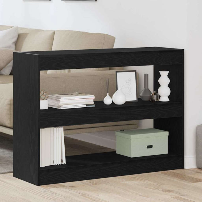 Bibliotecă Stejar negru 100 x 30 x 72 cm Lemn compozit - WALTI WALTI