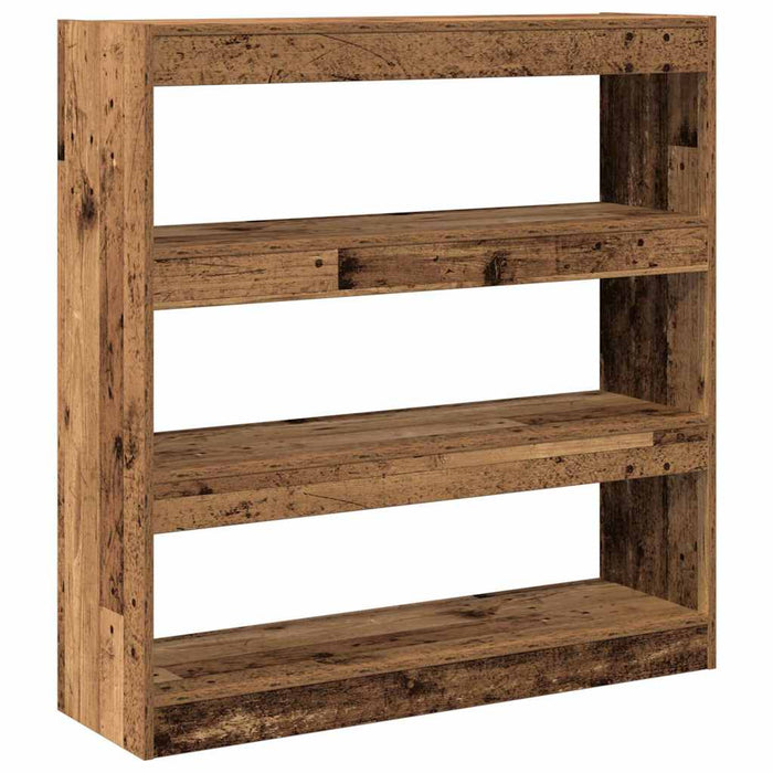 Dulap pentru cărți Lemn vechi 100 x 30 x 103 cm Lemn compozit - WALTI WALTI