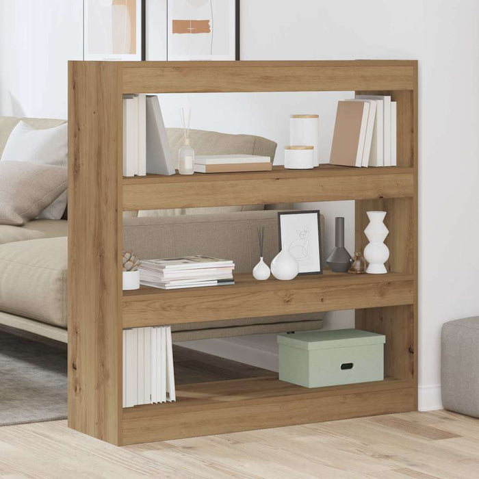 Dulap pentru cărți stejar artizanal 100 x 30 x 103 cm - WALTI WALTI
