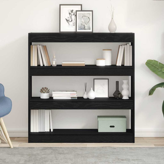 Dulap pentru cărți Stejar negru 100 x 30 x 103 cm Lemn compozit - WALTI WALTI