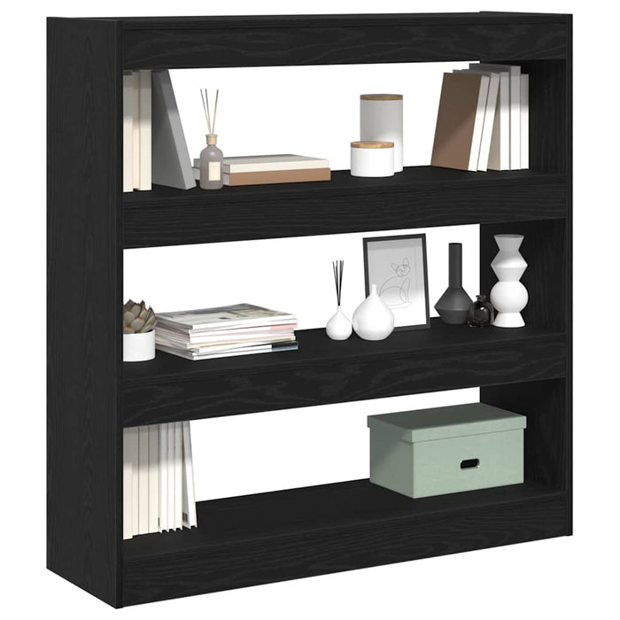 Dulap pentru cărți Stejar negru 100 x 30 x 103 cm Lemn compozit - WALTI WALTI