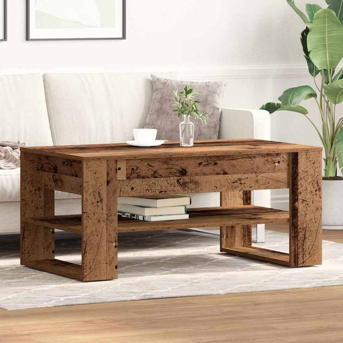 Masă de cafea Lemn Vechi 102 x 55 x 45 cm Lemn compozit - WALTI WALTI