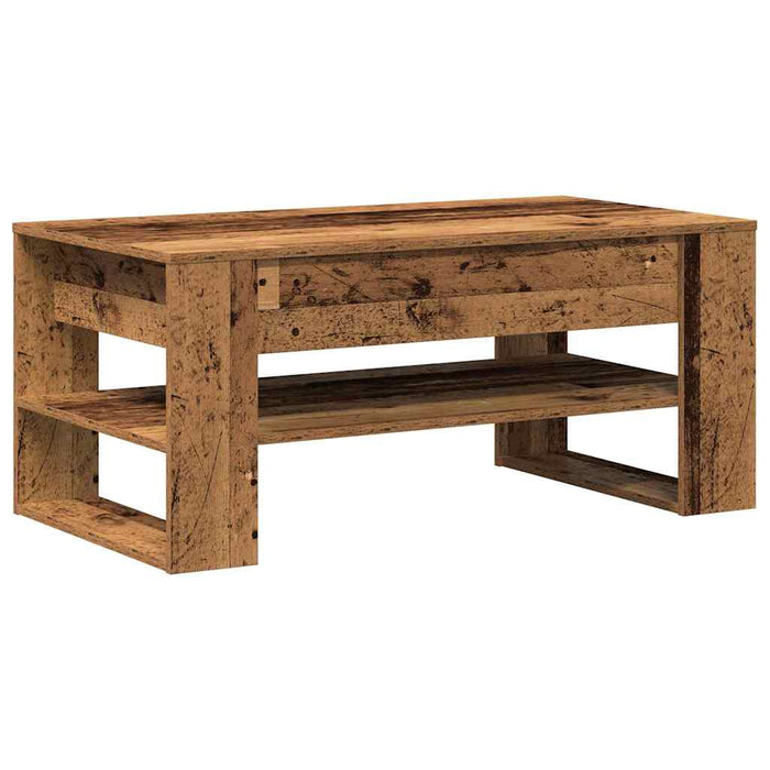 Masă de cafea Lemn Vechi 102 x 55 x 45 cm Lemn compozit - WALTI WALTI