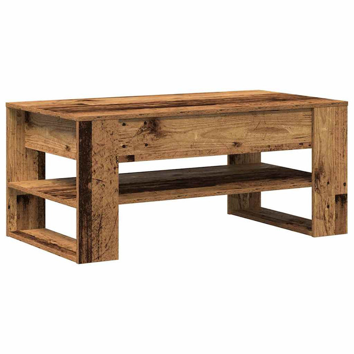 Masă de cafea Lemn Vechi 102 x 55 x 45 cm Lemn compozit - WALTI WALTI