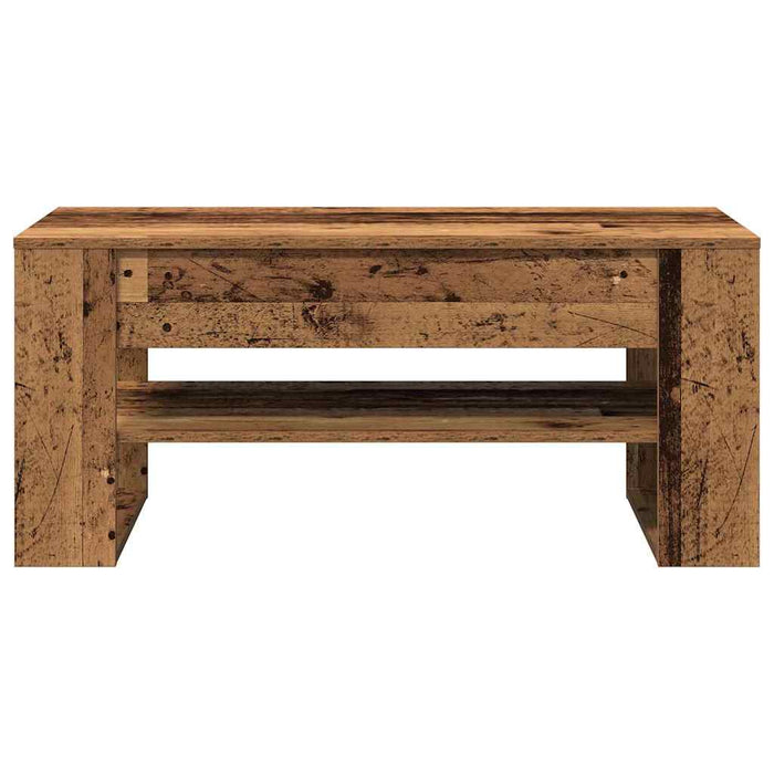 Masă de cafea Lemn Vechi 102 x 55 x 45 cm Lemn compozit - WALTI WALTI